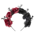 thumbnail image 1 of Bandeau Multicolore Bandeau Costume Couronne de Roses Serre-Tête Mexicain, 1 of 2