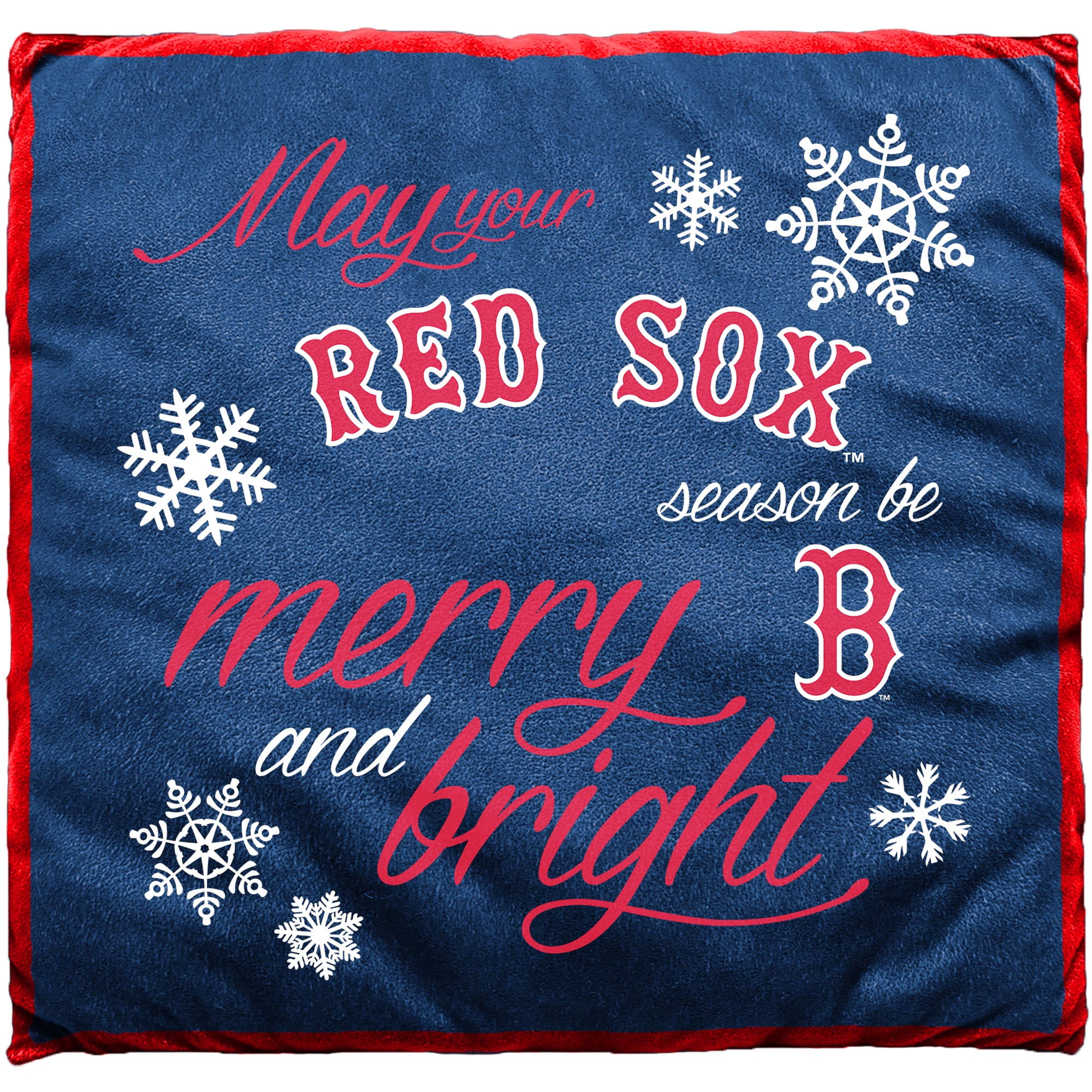Boston Red Sox Holiday Pillow No Size Walmart Com