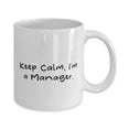 thumbnail image 2 of New Manager Gifts, Keep Calm, I'm a Manager, Manager 15oz Mug From Colleagues, Gifts For Coworkers, 2 of 6