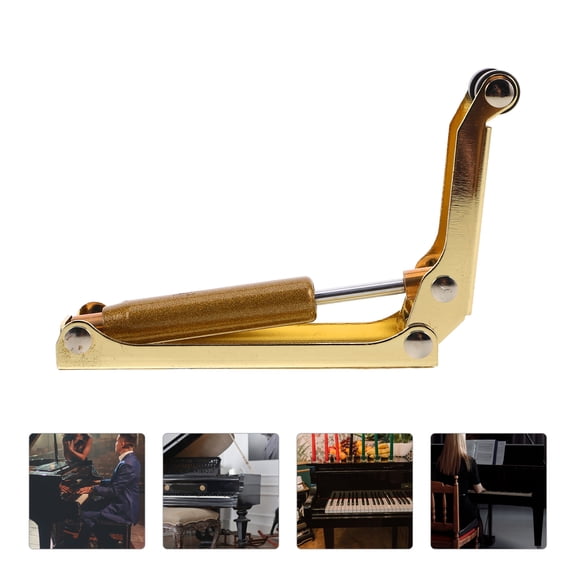 OFFIGAM Metal Piano Hinge with ABS Rubber, Anti-Pinch Design for Smooth, Quiet Closing Mechanism, Accessory