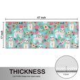 thumbnail image 5 of Kitchen Rugs Sets Of 2,Bichon Dog Blue Florals Anti Fatigue Kitchen Mat Rugs Non Slip Washable,Decorative Kitchen Floor Mats for Kitchen,Sink,Laundry,17"X47", 5 of 5