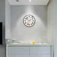 thumbnail image 5 of Yayeee Wall Clock Battery Operated 9.5" Silent Non-Ticking for Living Room, Cartoon Doodles, 5 of 8
