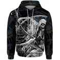 thumbnail image 4 of Sudadera con capucha de otoño para hombre, sudadera con estampado de calavera de diablo, ropa para hombre, sudadera con capucha holgada informal, ropa Y2k, sudaderas para hombre, 4 of 4