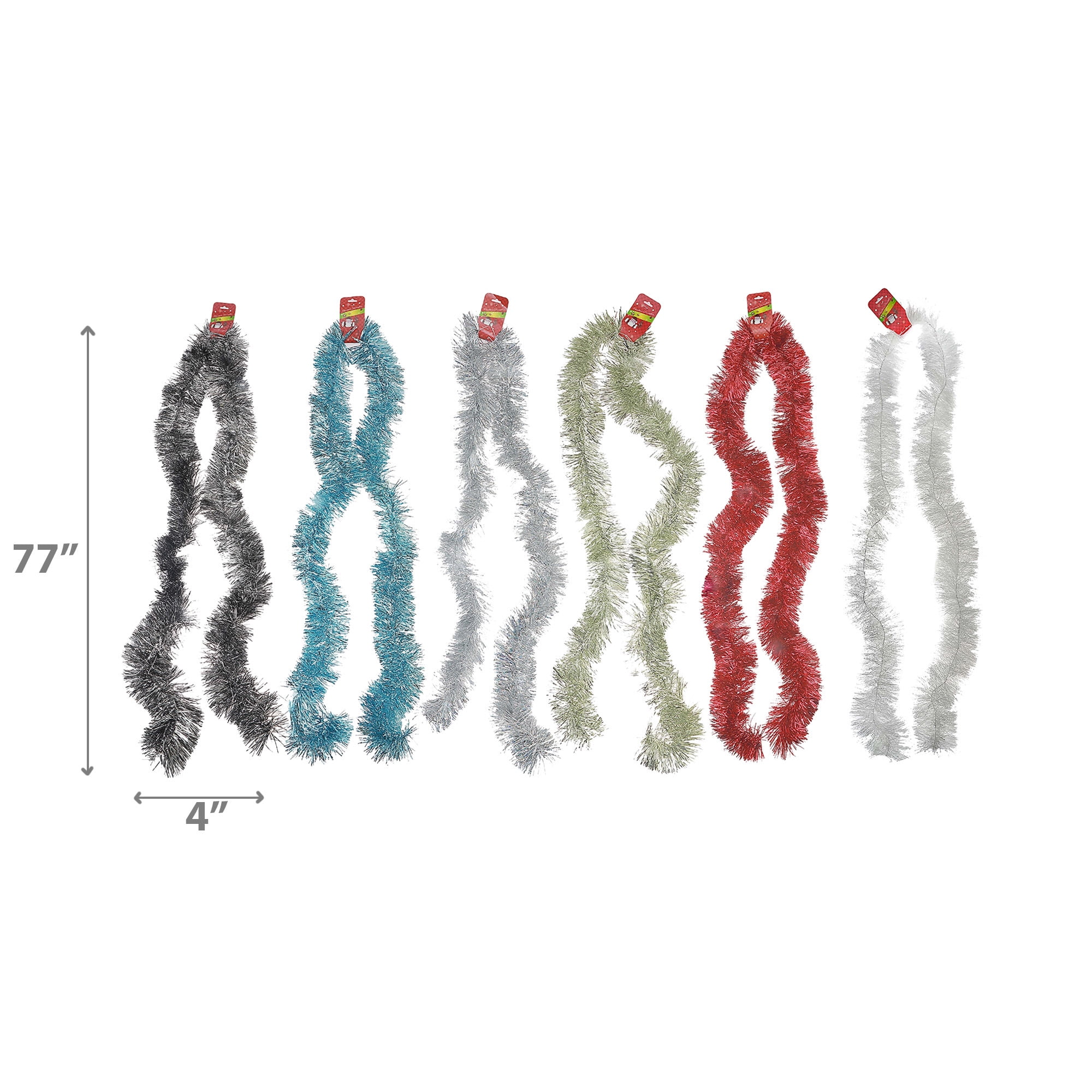 Guirlande De Guirlandes Scintillantes 2 M (5 Plis) (Assortiment) - Lot De 12
