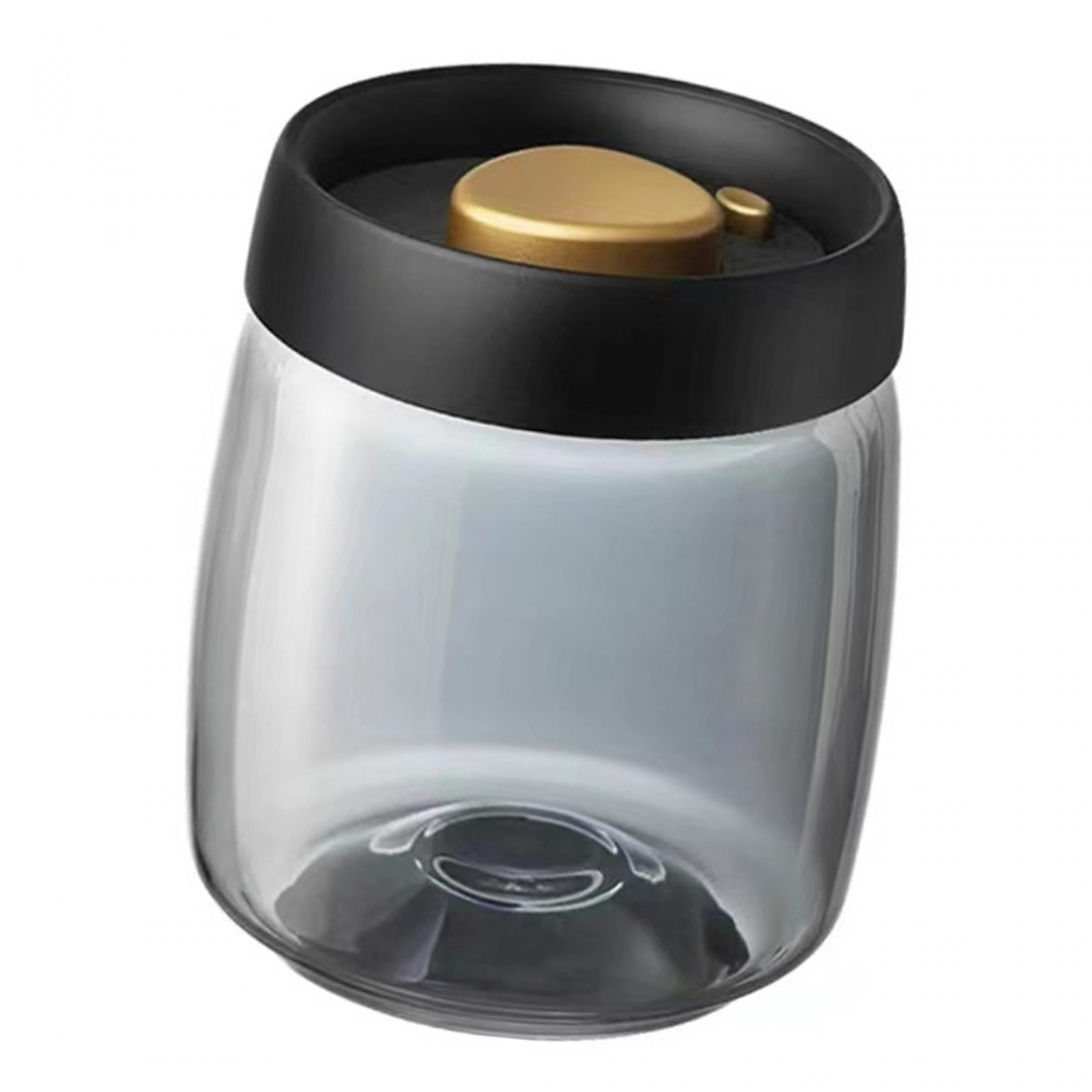 Glass Box Multifunctional Freestanding with Vacuum Lid Food Storage Container Airtight Rice Storage Container  Medium