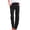 Black, variant on Staron Women's Casual Pants Elastic Waist Drawstring Loose Fit with Pockets Solid Color Cotton Comfy Lounge Travel Trousers, Light Blue S