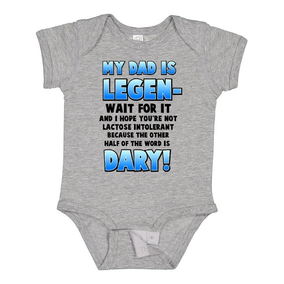 Inktastic Legendary Dad Boys or Girls Baby Bodysuit
