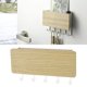 thumbnail image 5 of Estante de almacenamiento del organizador del correo del tenedor de la llave de la correa del perro del gancho de la pared para la llave del bolso del - Madera natural Soledad Ganchos para colgar en la pared, 5 of 7