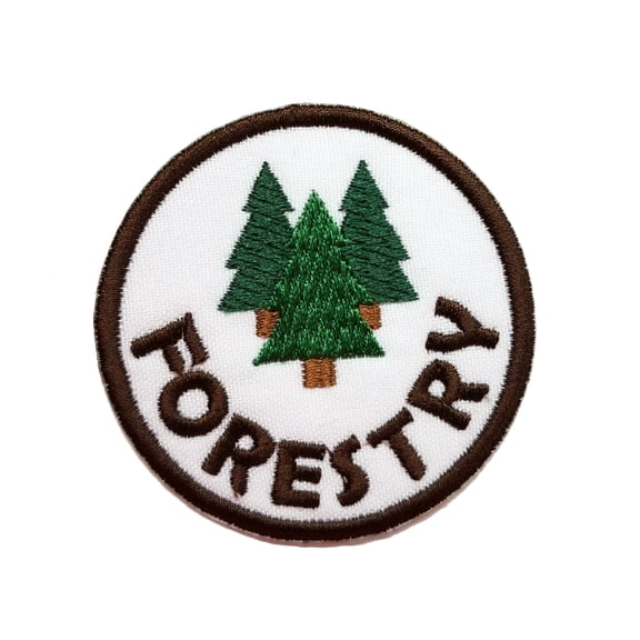 Funny Cute Forestry Camping Badge Embroidered Iron On Patch