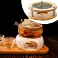 thumbnail image 4 of simhoa Round, Sturdy, Decorative Teapot Warmer for Home Use, Ideal for Heating Tea, Coffee, Or Milk. Detachable Design. Multipurpose Warmer for Style A, 4 of 8