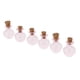 thumbnail image 2 of Botella de corcho de vidrio 6pcs tarros frascos botella de vino frasco forma rosa SM SunniMix Mini tapón de corcho Botella de vidrio, 2 of 7