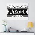 thumbnail image 2 of Inspirational Wall Art Vision Wall Art Motivation Wall Decor for Home Office Gym Inspiring Success Quote Print Ready to Hang Unframed, 2 of 16