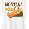 thumbnail image 3 of Peanuts - Snoopy Montana - Women's Short Sleeve Graphic T-Shirt, 3 of 6