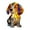 C, variant on YujiCraft Hand-Painted Resin Dog Art Night Light French Cute Pet Dog Desktop LED Lamp Gift for Dog Lovers,F