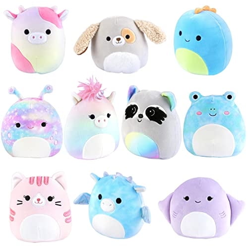 Squishmallows Caja Misteriosa de Felpa de 5", Paquete de 5 - Kellytoy Oficial - Juego Surt Squishmallow Squishmallow