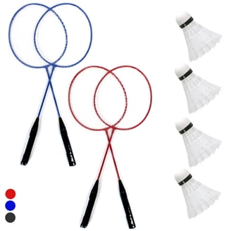 Franklin Sports Set Badminton Da Esterno Con Rete Portatile - Include 4 Racchette, 2 Uccelli E Paletti - Per Adulti E Bambini In Giardino, Spiaggia O Feste