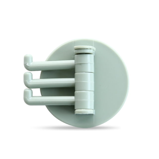 Puerta de cocina Gancho Autoadhesivo Herramientas de pared Montado en la pared Ajustable Punch-Free Holder Holder Accesorios para ropa Llave Green & 5 Piezas Sweethay HA009845-04