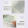 thumbnail image 6 of Hiroekza 200 Envelope Binder Savings Budget Book with Cash Envelopes, A5 Size (9x7 inches), PVC Material, Tear-Resistant, Includes 1-102 Labels, for Personal & Family Budgeting, Save Money Challenge, 6 of 7