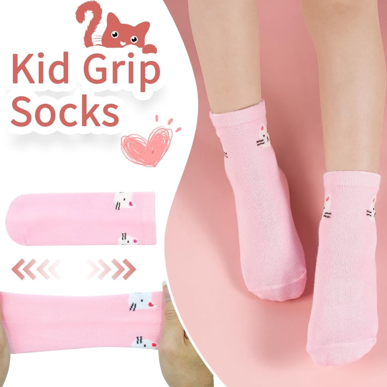 Elutong Girls Non-Slip Cartoon Socks 15-Pair Pack photo 3