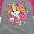 thumbnail image 3 of Paw Patrol - Skye Sketch - Toddler & Youth Girls Raglan Graphic T-Shirt, 3 of 6