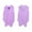 Purple, variant on Solid Color Pet Recovery Onesie Cotton - Adjustable Straps Post-Operation for Cats Dogs Wound Care