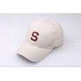 thumbnail image 2 of Gorra de béisbol de algodón bordada con letra S para hombre, 2 of 3