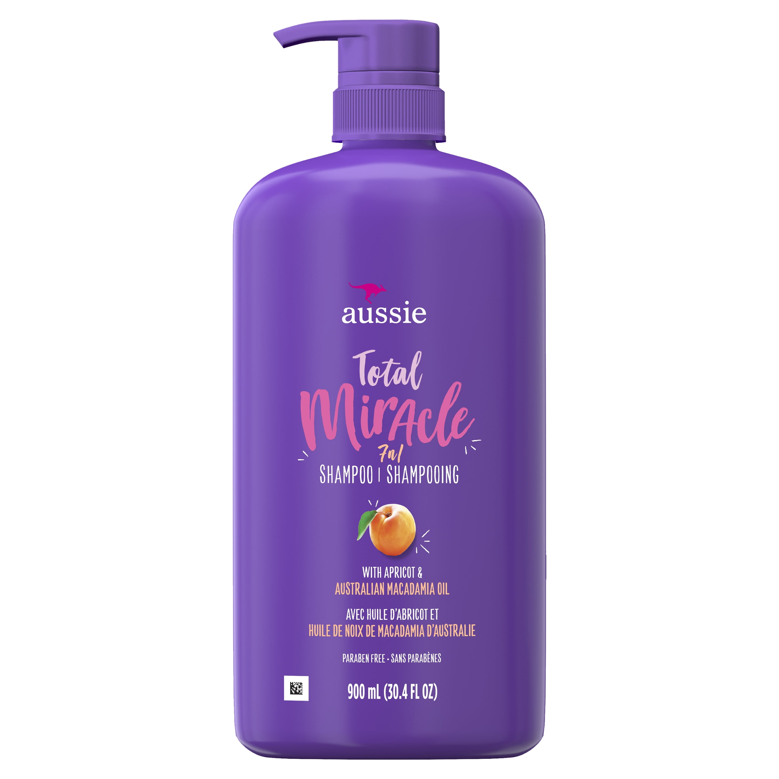 natuurlijk Pluche pop sneeuw Aussie Paraben-Free Total Miracle Shampoo w/ Apricot & Macadamia, 30.4 fl  oz - Walmart.com