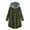 07Army Green, variant on Sherpa Jacket Women Fuzzy Fleece Oversized Button Down Hooded Cardigan Soft Fluffy Sweaters Winter Coats with Pockets