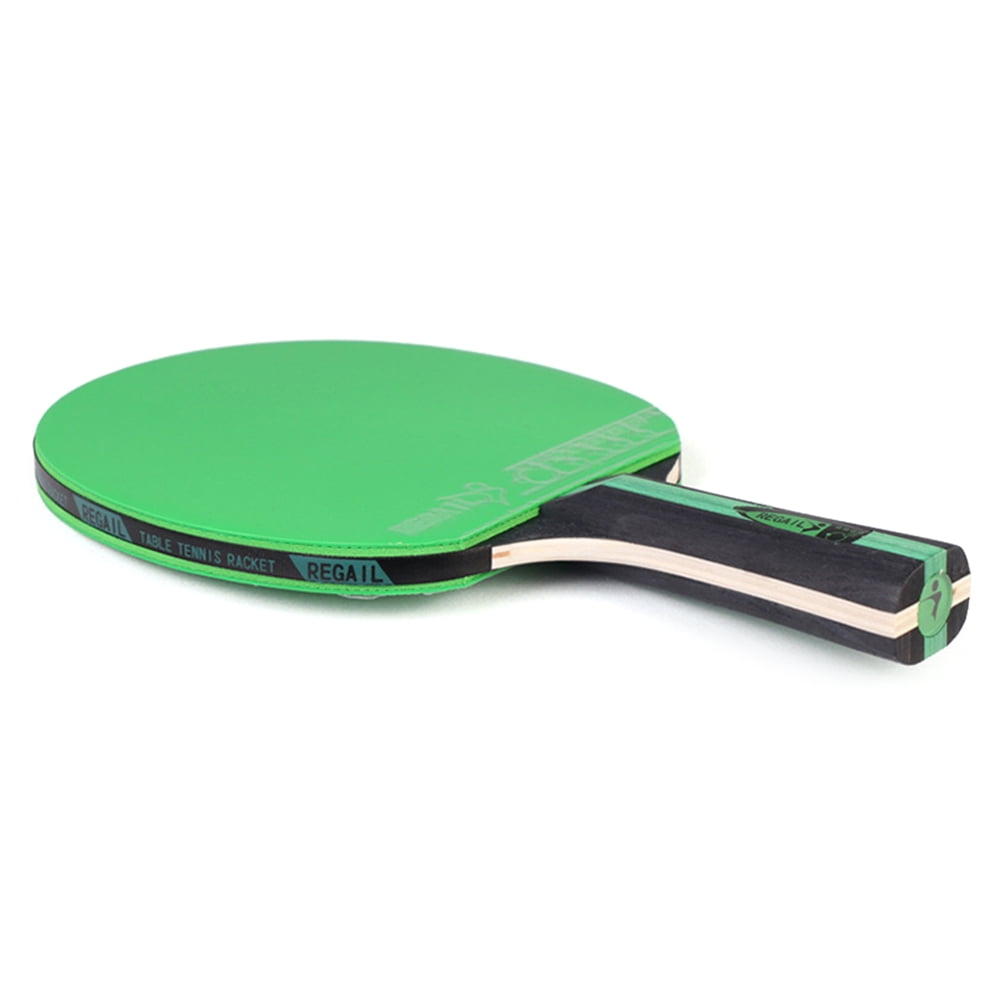 REGAIL Table Tennis Set Ping Pong Paddles Pack of 2 with 3 Balls and Carry Bag Suitable for Beginners Boys Girls