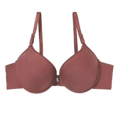 Clearance!Uooqdmx Bras for Women Plus Size Lingerie Up Solid Bra Good Breathable Multiple Colors Sexuality Underwear Women s Lingerie  Sleep & Lounge Brown S
