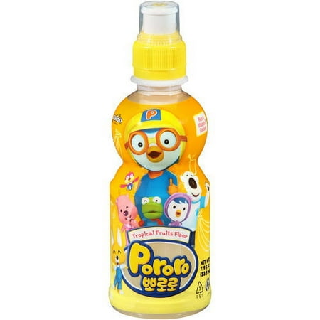 Paldo Pororo Tropical Fruits Flavor Juice Drink, 7.95 fl oz