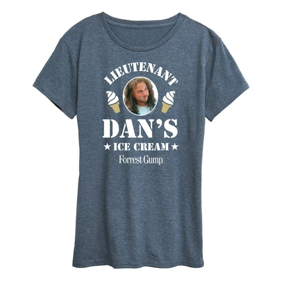 Forrest Gump - Lieutenant Dan's Ice Cream - Women's Short Sleeve Graphic T-Shirt
