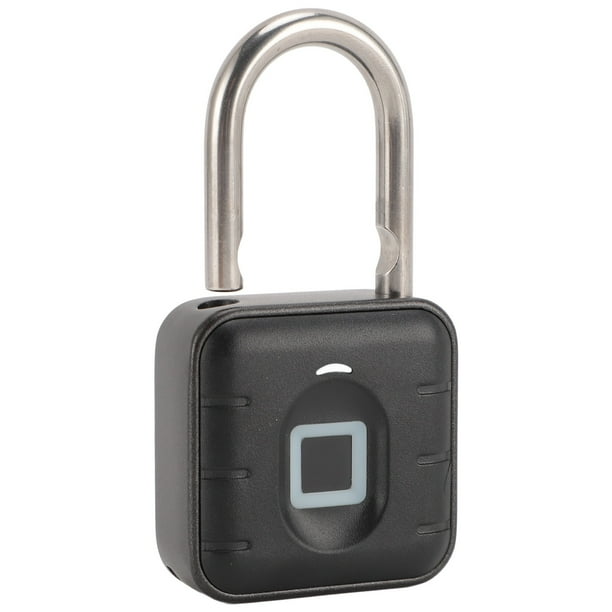 Candado de Huella Digital, Cerrado de Seguridad Cerradour Biométrica Inteligente de Huella Digital, Candado Inteligente A Prueba de Agua IP66 Candado
