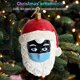 thumbnail image 4 of Adorno de árbol colgante de Navidad Escudo facial Colgantes de Papá Noel (negro) Likrtyny Para estrenar, 4 of 8