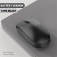 thumbnail image 1 of NARABB Wireless Computer Mouse Desktop Notebook Business Office Portable Optical Mouse (battery Version), 1 of 2