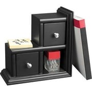 Victor Midnight Black Collection Reversible Book End, Black, 1 Each (Quantity)