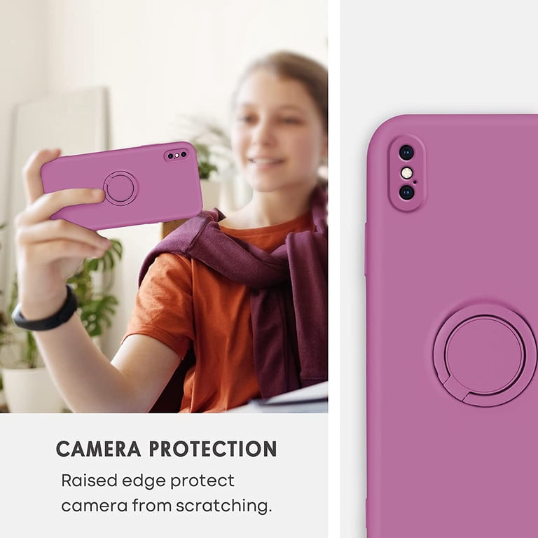 iPhone XS Case, Phone Case iPhone X/10, Slim Silicone Soft Rubber