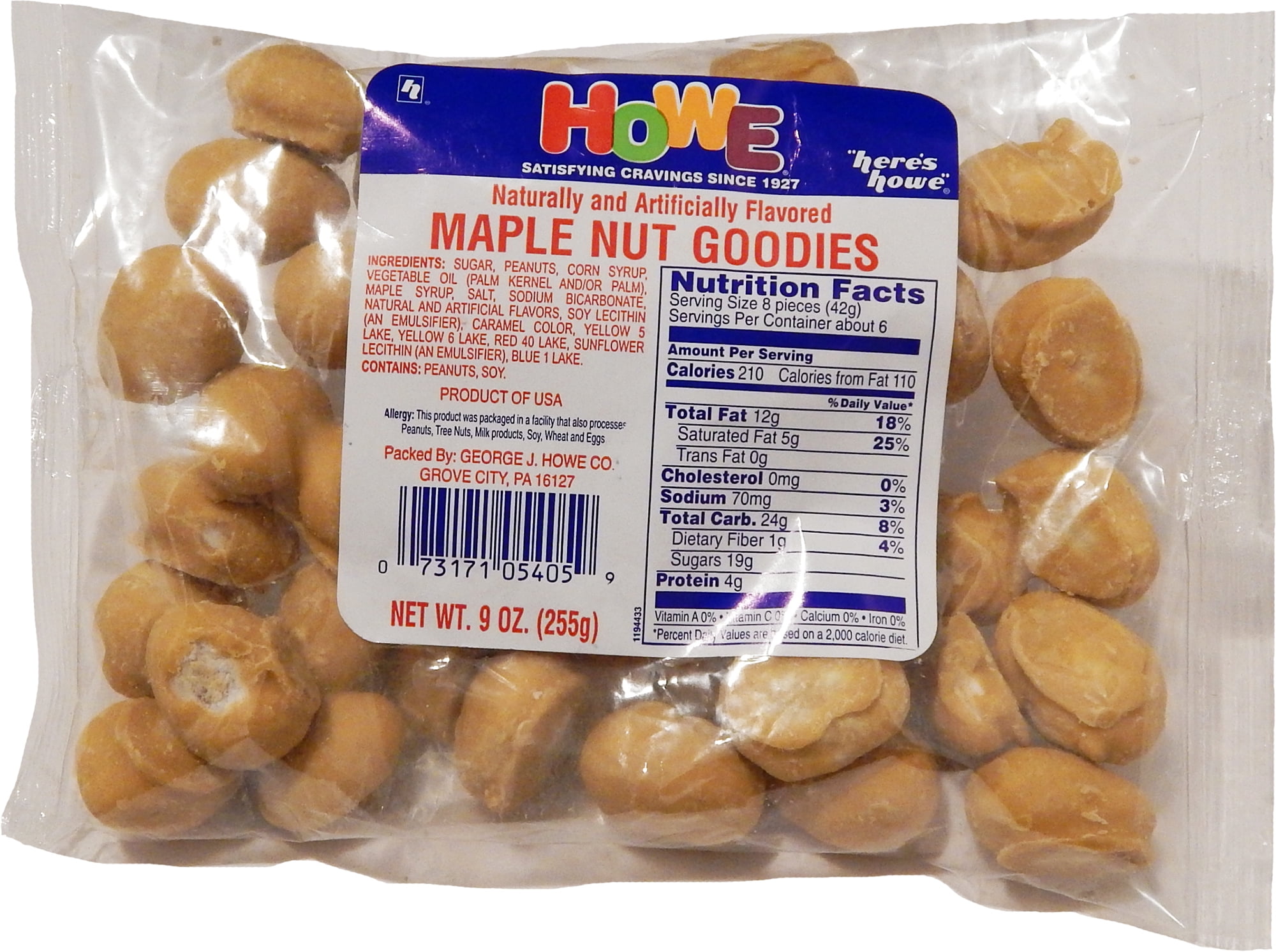 Howe Maple Nut Goodies, 9 Oz.