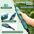 thumbnail image 2 of Batería POWE Sprayer Varita 2400 MAh Portable Rociador Eléctrico Herramienta Riego 3 Planta Boquillas Niebla High (a) Rojo, 2 of 9