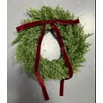 thumbnail image 6 of Evergreen Natural Feel Cedar Artificial Christmas Wreath, Green, 17/20in", Christmas Wreath, Front Door Decorations, Christmas Decorations Outdoor, Xmas Home Decor, 6 of 15