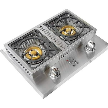 Lion Premium Natural Gas Double Side Burner | Lion-L1634