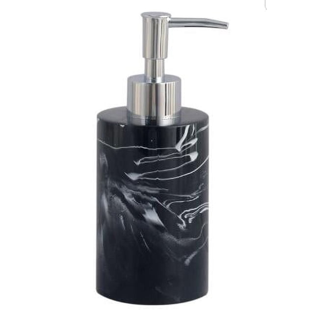LNGOOR Hand Soap Dispenser Marble Pattern Lotion Bottle Refillable Liquid Hand Soap Jar Container