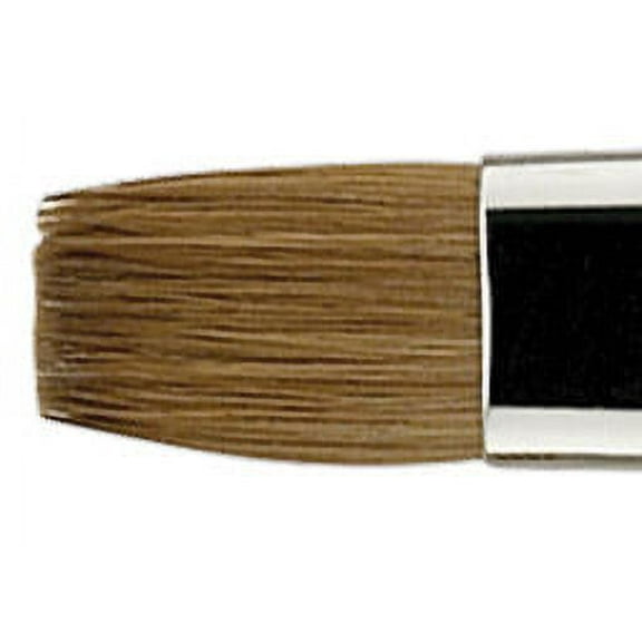 Escoda Optimo Kolinsky Sable Brush - Bright, Long Handle, Size 1