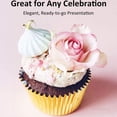 thumbnail image 4 of 500pcs Foil Cupcake Liner - Muffin Liners - Tazas para hornear para bodas, cumpleaños, baby showers, fiesta Ormromra CPB-DE-LYY1438-2, 4 of 5
