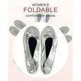thumbnail image 3 of GUDGUDEE Women's Ballet Flat Shoes Foldable Portable Travel Roll Up Slippe, 3 of 6