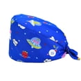 thumbnail image 1 of Paquete De 4 Gorros De Trabajo Para Enfermera, Servicio Prolongado, Color Puro, Botón Pulido Opaco, Gorros De Trabajo Multifuncionales Unisex, Uniformes De Trabajo Sweethay AP008643-15, 1 of 5