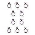 thumbnail image 3 of Sonducket Oreja de tela Diadema Primavera Diadema linda Banquete de Pascua Niños Niñas Sombrero portátil Disfraz Decoración de la cabeza Tipo Tipo 3 10piezas, 3 of 6
