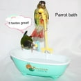thumbnail image 6 of Yirtree Parrot Automatic Bathtub Toy with Faucet Realistic Washing Parakeets Budgie Cockatiel Conure Parrot Bath Box Bird Supplies, 6 of 7