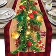 thumbnail image 2 of Caminos de mesa navideños 2024 Decoración navideña para el hogar Mantel Cubierta de mesa Regalos de Navidad Navidad Noel Año Nuevo 2025, 2 of 5