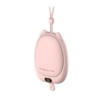 thumbnail image 1 of Naiovety Calentador de manos eléctrico 2 en 1, banco de energía móvil de viaje recargable, calentador de bolsillo para exteriores, para Suministros térmicos Rosado Naiovety HA071539-02, 1 of 6
